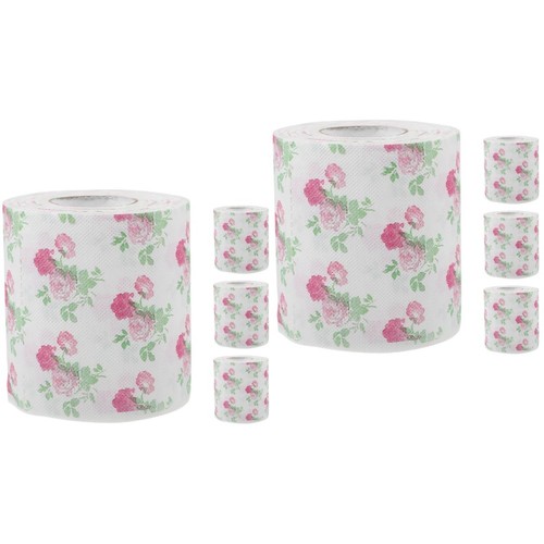 Printed toilet paper rolls - paper, in