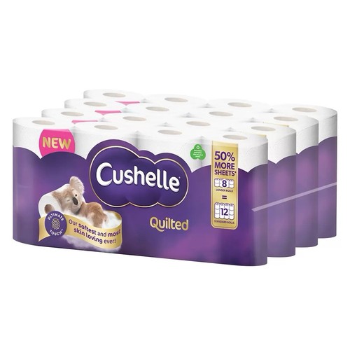 Cushelle quilted ply toilet - cushelle,