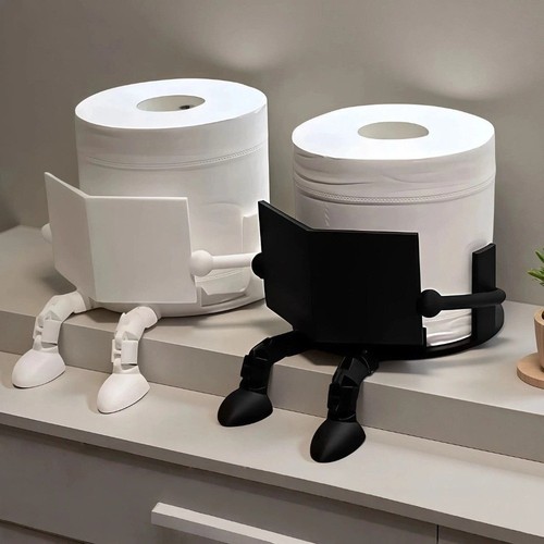 Toilet paper holder black - pp,