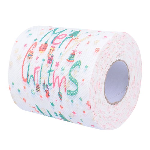 Christmas printed toilet paper - christmas,