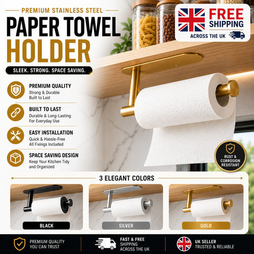 Kitchen paper towel holder - kitchen,