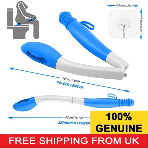 Bottom toilet self wipe aid - bottom,