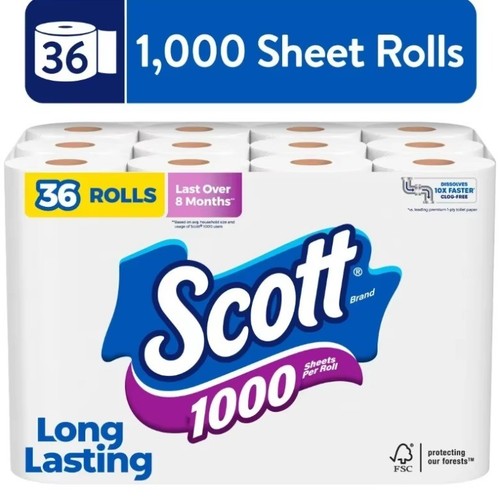 1000 sheets toilet paper - sheets,