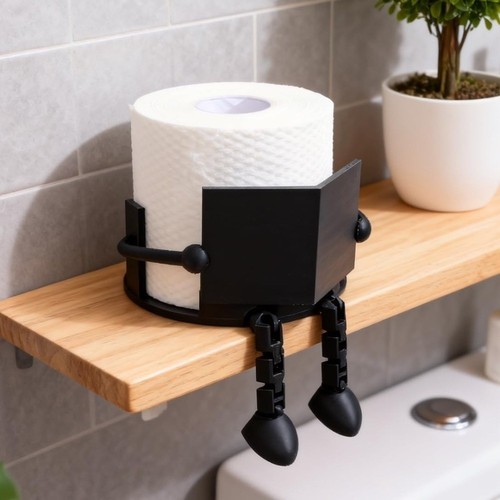 Printed toilet paper holder - printed,