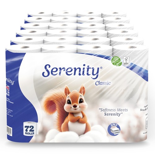 Ply toilet rolls luxury soft - 3-ply,