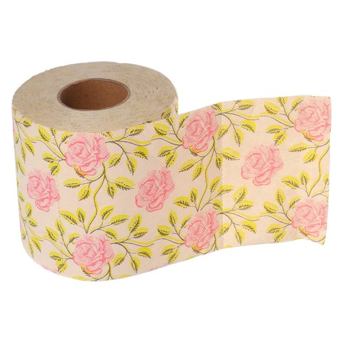 Printed bamboo pulp toilet - printed,