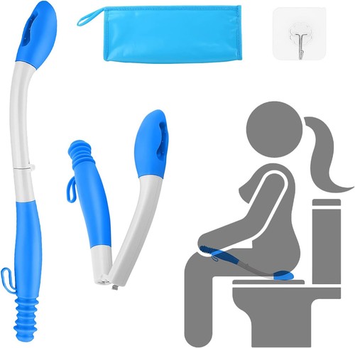 Bottom toilet self wipe aid - bottom,