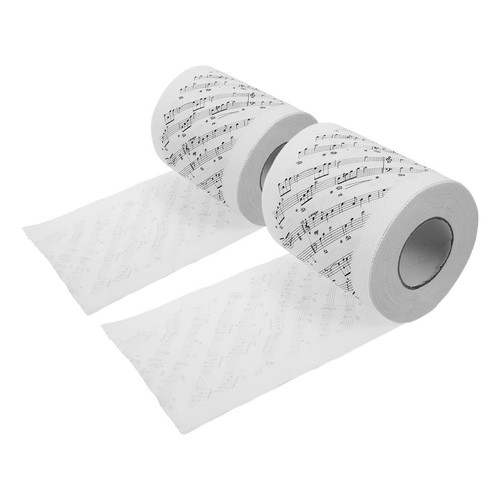 Musical note toilet - paper, roll
